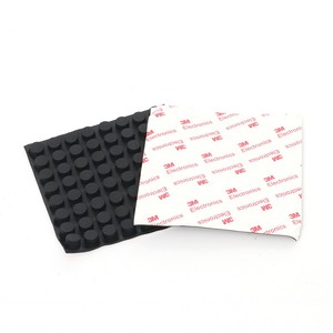 Free Sample White and Black <strong>Silicone</strong> <strong>Buffer</strong> <strong>Rubber</strong> Pad Heat Resistant Adhesive - Product Image 3