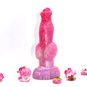 FAAK Fantástico Dildo Personalizable, Juguete Sexual Colorido, Diseño de Dildo Monstruoso, Dildo de Silicona Líquida Erótico para Mujeres - Product Image 5