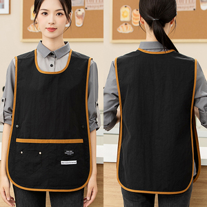 Delantal Ajustable Transpirable y Resistente al Desgaste para el Hogar, Delantal Tipo Camisola para Cafetería, Barbería, Uniforme de Trabajo - Product Image 6