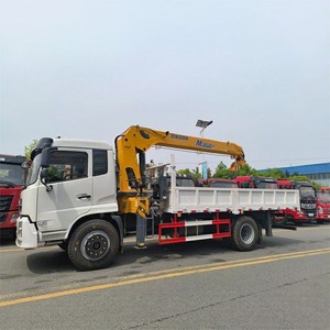 รถบรรทุกติดเครนไฮดรอลิก Dongfeng 8 ตัน แบบบูมตรง ขับเคลื่อน 4x2 พร้อมขาย - Product Image 2