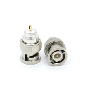 Bnc Connector Cctv Bnc Rg59 Rg6 Rg58 Connector 50 Ohm 75 Ohm Zinc Alloy Copper Male Female Bnc Connector