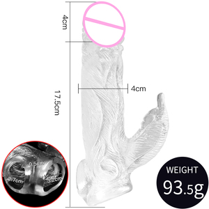 Lingxiao Soft TPE Male Dildo High-Intensity Adult Sex Products Clitoris Simulation Toy Sets for Male and Female Use - Product Image 4