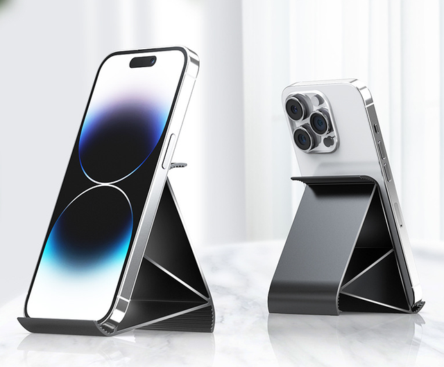 Universal Adjustable Metal Desk Mobile Phone Holder Stand Mobile Phone Display Stand Folding Thumbs up Lazy Phone Stand