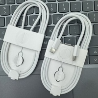 Câble de charge rapide USB-C tressé en nylon 60W pour iPhone iPad IP16 Blanc