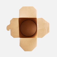 Boîte à déjeuner en papier avec Logo personnalisé, boîtes d'emballage de hamburgers de haute qualité à bas prix, expédition gratuite