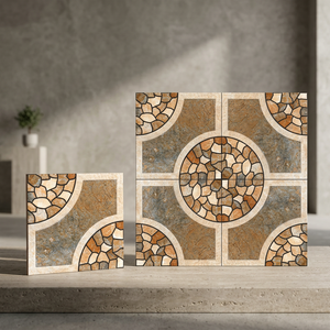 Carreaux de sol 16x16 pour parking numérique, carreaux de céramique en porcelaine 40x40cm, carreaux de sol design 400x400mm, prix de gros en provenance d'Inde - Product Image 2