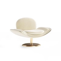 Chaise simple pétale de luxe à lumière directe d'usine-parfaite pour le balcon ou le jardin du salon de la villa comme chaise