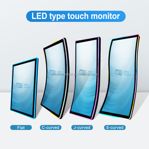 Promptcontrol 32 "FHD 16:9 pcap 400nits đèn LED vị trí cạnh trước & trở lại LED đóng khung màn hình cảm ứng màn hình cho máy Arcade - Product Image 2