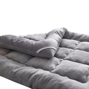 Matras Lantai Tatami Anti-Selip Ukuran Kustom ODM OEM dengan Logo, Matras Kasur Beludru Domba yang Lebih Tebal - Product Image 1
