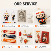 Porte-clés figurine Chibi personnalisée avec uniforme et texte sur la sangle pour cadeau de remise de diplôme et d'anniversaire, commande en gros