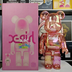 Popular Kawaii Pink <span class=keywords><strong>Bearbrick</strong></span> Cute Toy 400% 28cm Modelo Figural Brick Bears - Product Image 2
