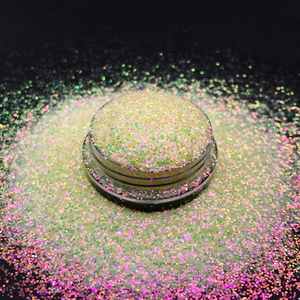 Purpurina de poliéster para Navidad, cosmético de colores pastel, <span class=keywords><strong>naranja</strong></span>, brillante, súper fino, a la moda - Product Image 4