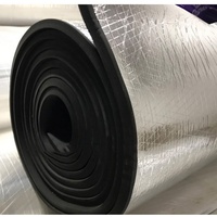 Rouleau de panneau de mousse de caoutchouc noir facile à découper non toxique Isolation thermique Prévention des incendies Matériau de construction Garantie 5 ans Walda