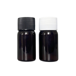 Piccola capacità 30ml PET nero sciroppo per la tosse medicina vuota plastica bottiglia di liquido orale con coperchio a vite - Product Image 2
