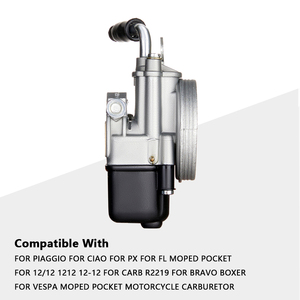 Carburateur de moto en stock pour Piaggio Ciao 12/12 <span class=keywords><strong>PX</strong></span> FL Moped Pocket Bike Bravo Boxer Dellorto SHA 1212 R2219 - Product Image 4