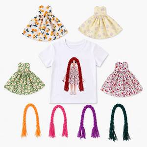 T-shirt ANSOO personnalisé pour enfants, transformation magique, poupée de conte de fées - Product Image 5