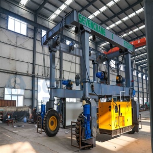 رافعة جسرية متنقلة بإطارات مطاطية بسعة 10 طن و20 طن و40 طن لرفع الحاويات في الموانئ والساحات - Product Image 6