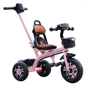 Triciclo per Bambini a Tre Ruote, <span class=keywords><strong>Passeggino</strong></span> <span class=keywords><strong>Bicicletta</strong></span> per 6-12 Mesi fino a 3-6 Anni, Telaio in Metallo - Product Image 6