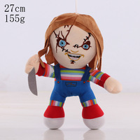 Peluche Horreur Personnalisée Art the Clown Scream Ghostface Chucky – Animaux en Peluche Doux et Effrayants pour les Fans de Films – Cadeau d'Halloween