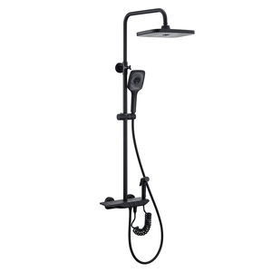 Di lusso termostatico 3 funzioni di alta qualità <span class=keywords><strong>doccia</strong></span> Set pistola in metallo finitura in ottone bagno <span class=keywords><strong>doccia</strong></span> Set Mixer - Product Image 2