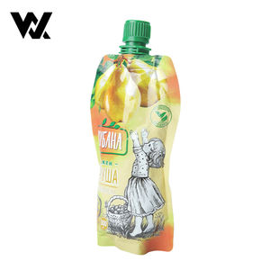 Pochette souple personnalisée anti-fuite avec bec verseur pour purée <span class=keywords><strong>de</strong></span> fruits, aliments pour bébés, boissons énergétiques et jus, avec bouchon <span class=keywords><strong>de</strong></span> sécurité enfant - Product Image 6