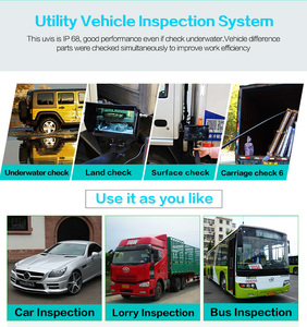 Handheld UVIS Video Vehicle Inspection System Double Inspection <strong>Camera</strong> 7" HD TFT LCD Display 1920x1080 Resolution 2m Telescopic - Product Image 4