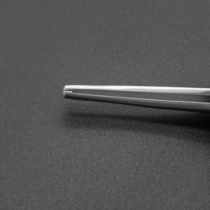 Pince à cils Yjianmei 9 cm en acier inoxydable, pointes droites et rondes de précision pour extensions de cils et épilation - Product Image 1