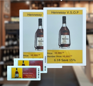 Etiquetas de precio digitales de 2.4GHz y 10.1 pulgadas para estanterías de supermercado, kit de demostración ESL electrónico, etiqueta electrónica de papel electrónico con tinta electrónica. - Product Image 4