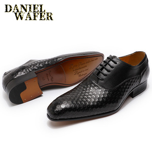 <span class=keywords><strong>Zapatos</strong></span> <span class=keywords><strong>de</strong></span> <span class=keywords><strong>vestir</strong></span> <span class=keywords><strong>de</strong></span> cuero genuino para <span class=keywords><strong>hombre</strong></span>, calzado <span class=keywords><strong>de</strong></span> negocios marrón con cordones, Oxford, formales - Product Image 5