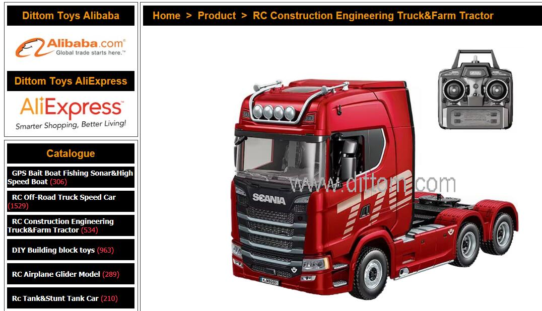 Scania 770 S V8 truck 1/18スケールラジコン スカニア 1/14RC