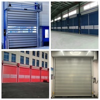 Persiana enrollable automática personalizada para garaje, puerta enrollable Exterior seccional, puerta en espiral de alta velocidad de rodadura rápida