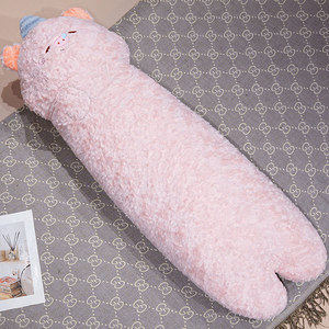 Most Popular Fluffy Cute Pig <b>Cat</b> Pillow PP Cotton Filling Embroidered Design Stress Relief Doll Pillow Gift for Children Kids - Product Image 2