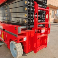 Plataforma Elevadora Eléctrica Móvil Tipo Tijera Berui GTJZ06, Altura de Trabajo de 8m, Acero, Capacidad de Carga de 450kg, para Materiales de Fábrica