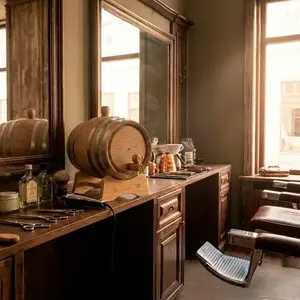 Barril de Madera Marrón de 5 Litros The Barrel House con Aros Galvanizados, Barril de Cerveza para Envasado de Alimentos y Bebidas - Product Image 6