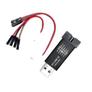 Programador <span class=keywords><strong>ST</strong></span> Link V2 Mini para STM8 STM32, Descargador y Depurador con Carcasa y Cable <span class=keywords><strong>DuPont</strong></span> - Product Image 1
