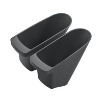 Boîte de rangement pour porte avant de voiture, accessoires intérieurs pour Tesla Model Y Juniper YL 2025, poubelle de voiture, bac de rangement pour déchets