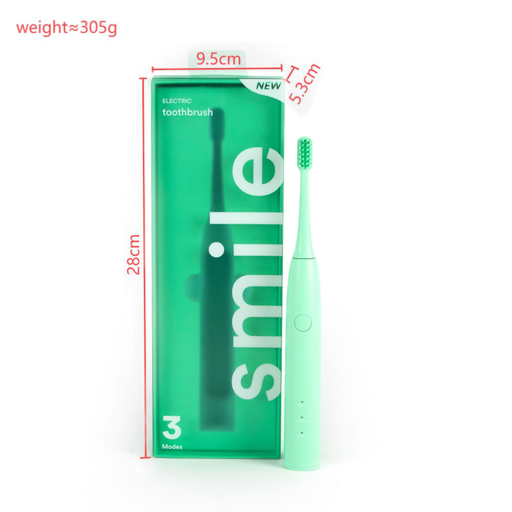 Ensemble brosse à dents électrique K3 - Vert neutre - Vente transfrontalière uniquement