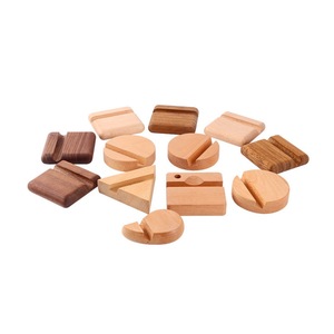 Wooden Phone And <b>Tablet</b> <b>Stand</b> Adjustable Desktop Holder Beech Wood For Home Office Gift - Product Image 1