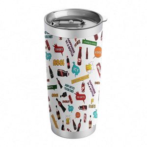 Vaso Térmico de Acero Inoxidable de Doble Pared, Recto y Delgado, de 20 oz, Aislado al Vacío, para Café, Ideal para Artículos Promocionales - Product Image 1