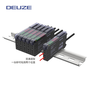 DEUZE FK61P3-E4 Capteur amplificateur à fibre optique à détection haute vitesse IP65 Série FK61 Sortie NPN/PNP à collecteur ouvert Certifié CE - Product Image 5