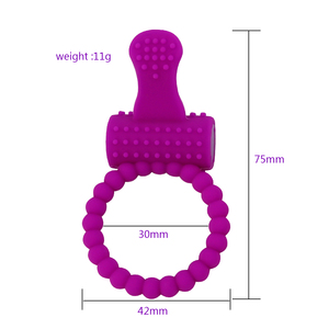 Anillo Vibrador de Silicona MELO para Retrasar la Eyaculación - Uso en Adultos, 2 Baterías AG5 - Product Image 5