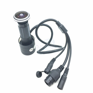 Caméra IP de porte miniature CCTV avec judas, 1080P HD, H.265, 1,78 mm, 2,1 mm, grand angle 178 degrés, PoE, P2P, audio - Product Image 6