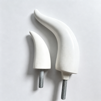 Corne de rechange en silicone de qualité commerciale pour machine de rodéo, accessoire de corne de bœuf mécanique