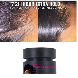 セールプライベートラベル72hエクストラホールドパイナップルの香り、薄片の巻き毛エッジコントロールジェルなし - Product Image 5