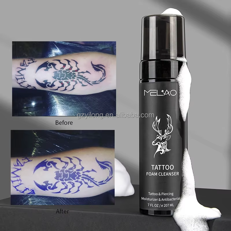Sapone in schiuma per tatuaggi