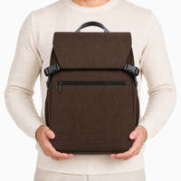 Sac à dos pour ordinateur portable à compartiments, pochette pour documents professionnels, compartiment rembourré pour ordinateur portable, sac à dos de voyage unisexe