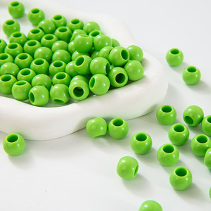 700pcs 12mm Large Hole <b>Beads</b> Educational Toys Macaron Color Acrylic Big Hole DIY Handmade Jewelry Accessories <b>Loose</b> <b>Beads</b> - Product Image 3