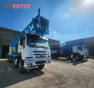 Son teknoloji fabrika doğrudan 800m 1000m 1200m 1500M matkap su yağ keşfetmek için kamyon monte sondaj kulesi çin'de - Product Image 4