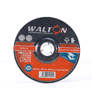 Walton – disques de coupe professionnels en acier inoxydable, roue de 7 pouces 180, fabricant d'abrasifs - Product Image 2