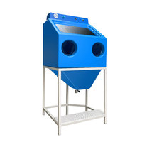 Machine de sablage à pression industrielle pour le nettoyage des surfaces métalliques
